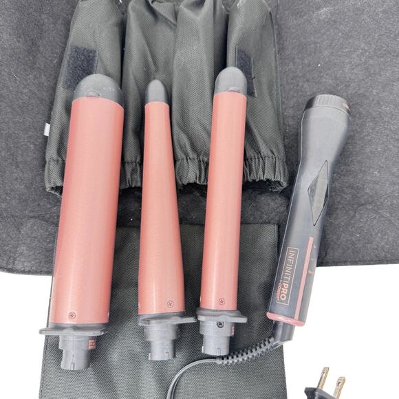 Conair Infiniti Pro Interchangeable Curling Wand Ceramic Rose Gold NIB CB0723GD - Picture 3 of 6